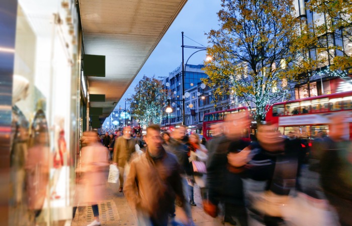 Oxford Street at Christmas