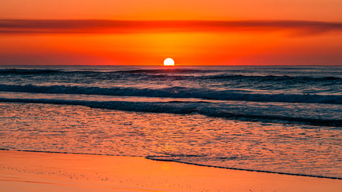 Sunset on Fraser Island